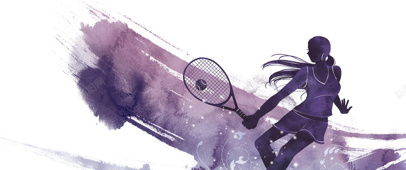 运动背景jpg设计背景_新图网 https://ixintu.com 网球 美女 中国风 户外 毛笔 海报banner
