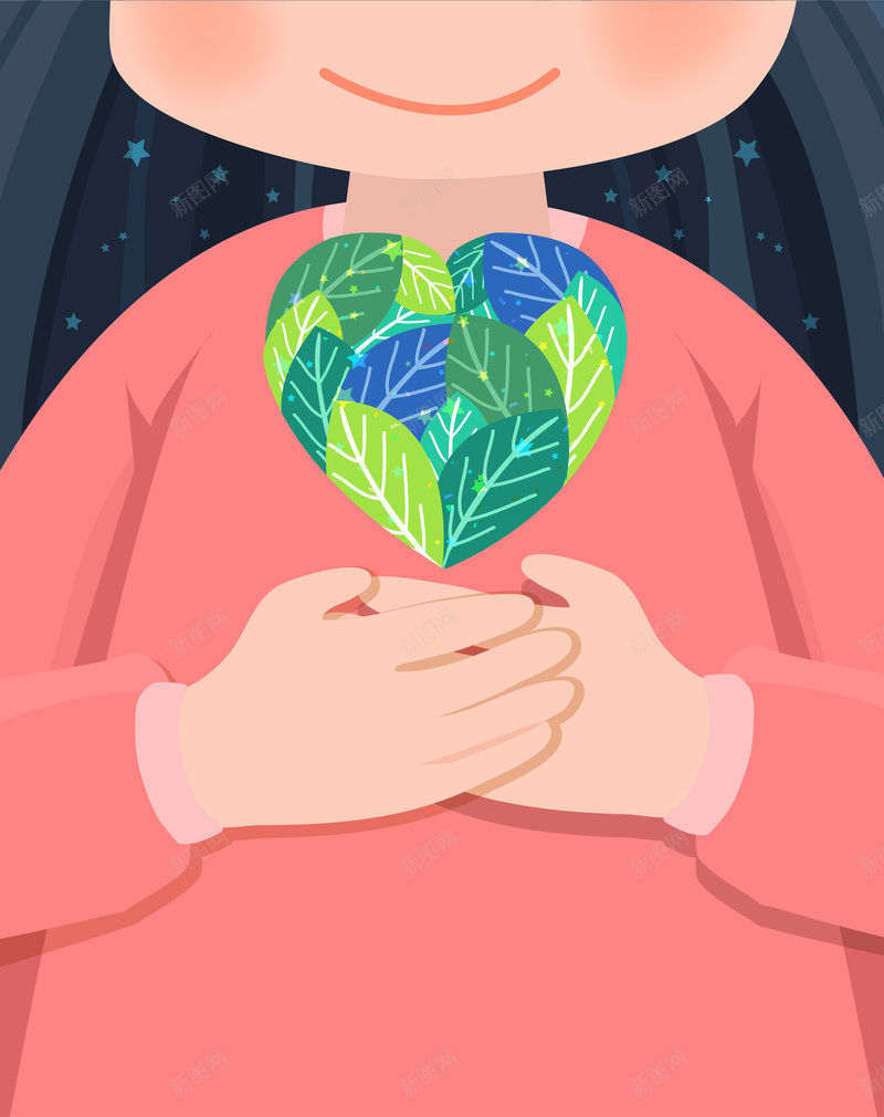 卡通世界环境日手绘爱心小清新海报背景素材eps设计背景_新图网 https://ixintu.com 卡通 世界环境日 手绘 爱心 小清新 海报 背景 素材