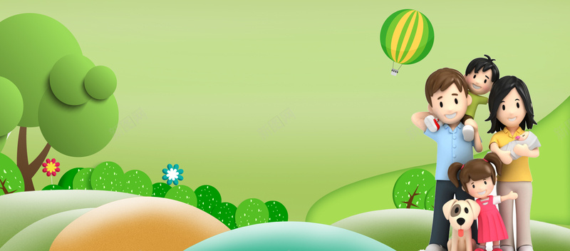六一儿童节卡通童趣绿色bannerpsd设计背景_新图网 https://ixintu.com 六一儿童节 61 亲子 卡通人物 一家人 儿童节素材 儿童节背景 儿童节促销 大促 卡通 童趣