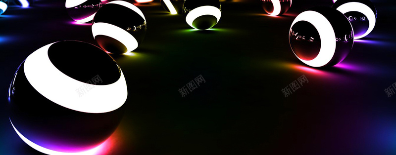 3D酷炫立体圆球psd设计背景_新图网 https://ixintu.com 时尚 酷炫 底纹质感 金属 质感 动感 3d 背景 海报banner 科技 科幻 商务
