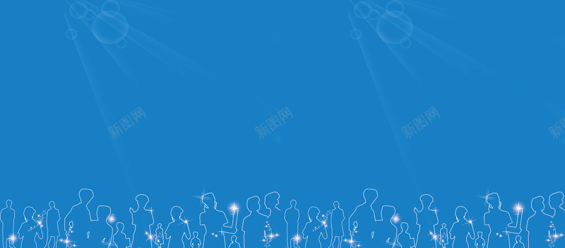 蓝色背景jpg设计背景_新图网 https://ixintu.com 医护 医院 科技 商务 海报banner 人物线稿 科技感 科技风 高科技 科幻