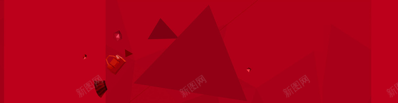 红色不规则活动banner背景图psd设计背景_新图网 https://ixintu.com 活动 促销 红色 海报banner 扁平 淘宝 渐变 几何