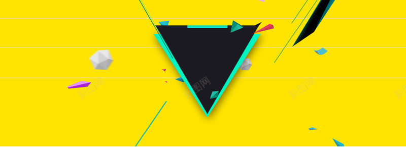 淘宝天猫扁平式banner背景jpg设计背景_新图网 https://ixintu.com 扁平 几何 多边形 电商 简约 创意 渐变 背景 促销 年中大促 海报banner