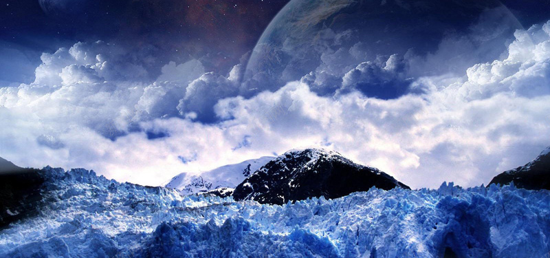 天空山峰云朵背景jpg设计背景_新图网 https://ixintu.com 天空 云朵 星空 海报banner 星云 星海 星际 摄影 风景