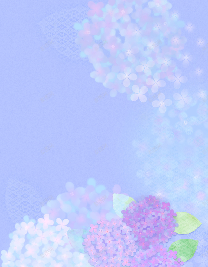 蓝色唯美背景图jpg设计背景_新图网 https://ixintu.com 小花底纹 天蓝色 唯美 清新 简约 壁纸 文艺 小清新