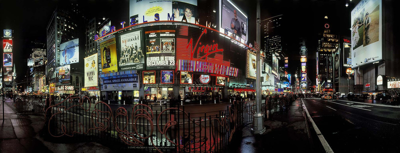 美国纽约时代广场海报背景背景