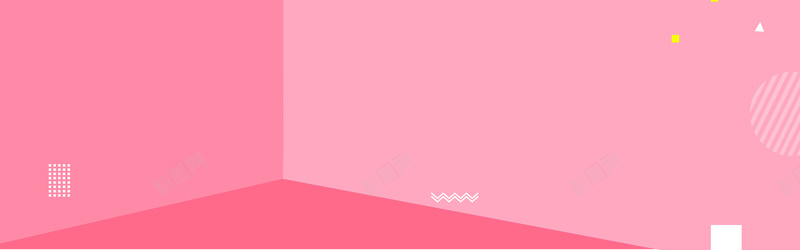 粉色渐变简约几何立体促销bannerpsd设计背景_新图网 https://ixintu.com 服饰banner 几何促销 几何立体 时尚促销 蓝色 电商 天猫 促销