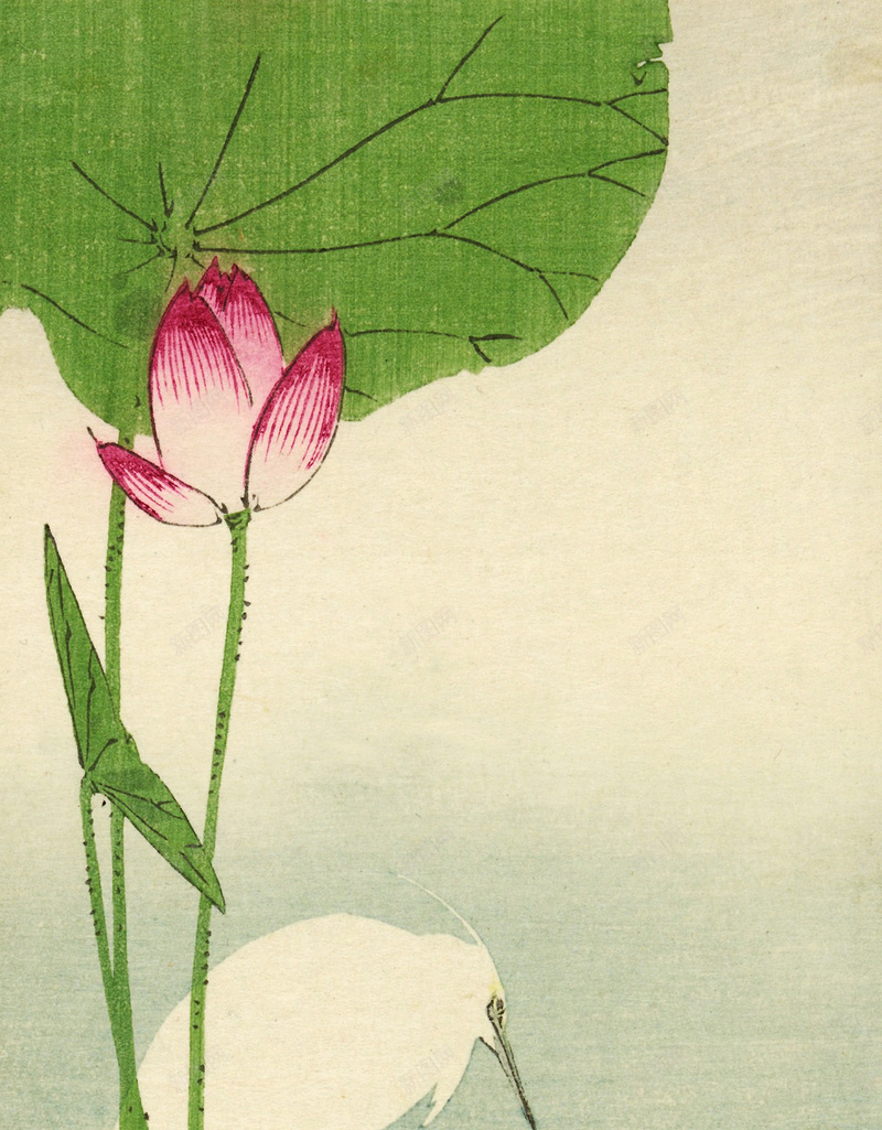 中国风花鸟水墨画画册邀请函水彩背景素材jpg设计背景_新图网 https://ixintu.com 中国风 荷花 唯美 清新 小清新 花卉 水墨画 画册 背景 邀请函 鹤 大气 艺术 复古 花骨朵