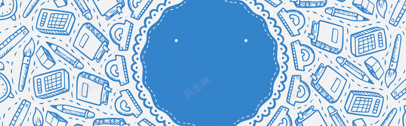 儿童涂鸦背景jpg设计背景_新图网 https://ixintu.com 海报banner banner 儿童 涂鸦 蓝色 卡通 童趣 手绘