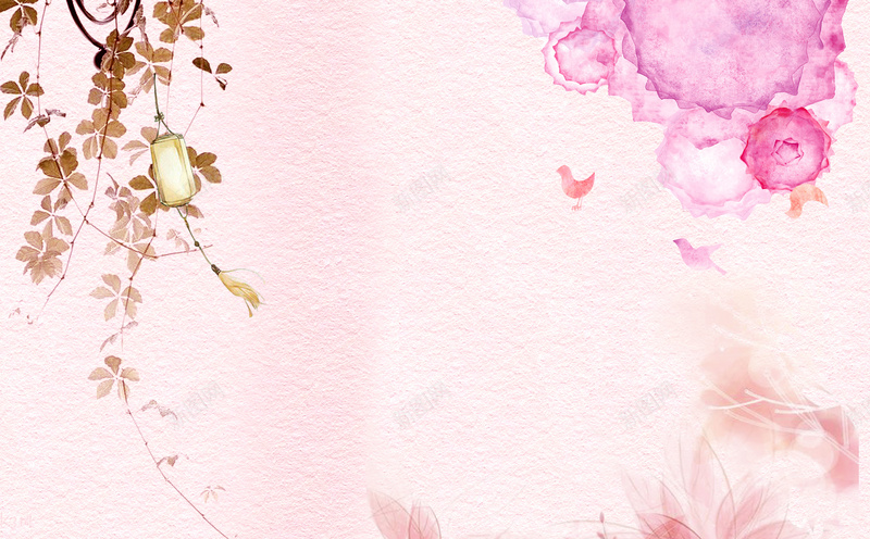 粉色唯美水彩插画花卉夏季新品海报背景jpg设计背景_新图网 https://ixintu.com 粉色背景 唯美 插画 水彩 粉色 花卉 夏季新品海报 新品上新 夏季海报