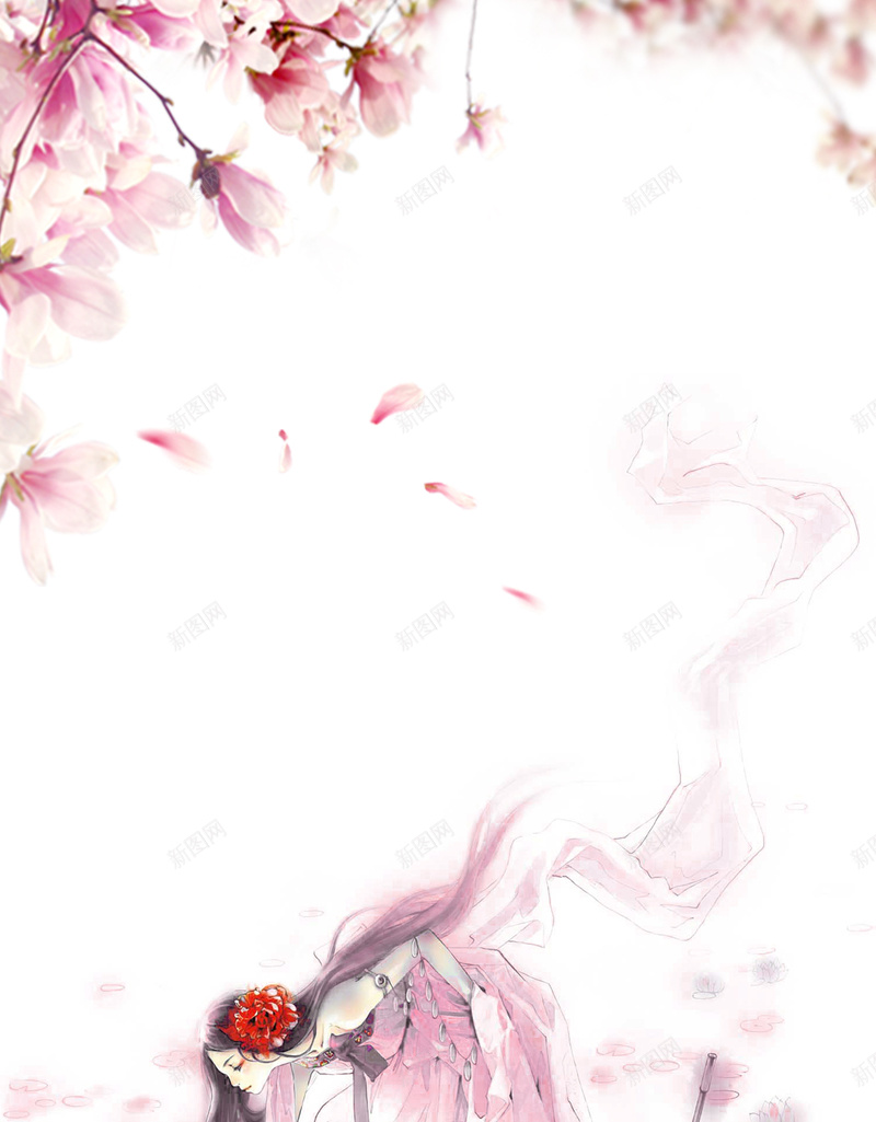 三生三世十里桃花梦幻浪漫唯美背景素材psd设计背景_新图网 https://ixintu.com 三生三世十里桃花 梦幻 浪漫 唯美 背景 素材 手绘 人物