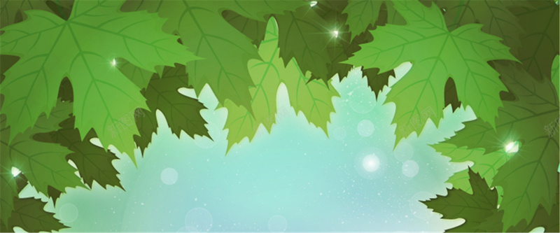 葡萄叶子背景jpg设计背景_新图网 https://ixintu.com 海报banner 卡通 叶子 绿色 葡萄 童趣 手绘