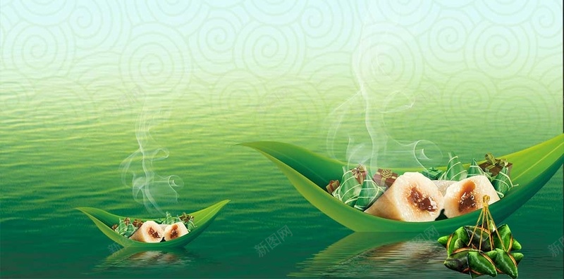 端午节梦幻纹理粽子商业H5背景素材psd设计背景_新图网 https://ixintu.com 父亲节 梦幻 活动 海报 绿色 端午节 纹理 粽子 商业H5背景素材