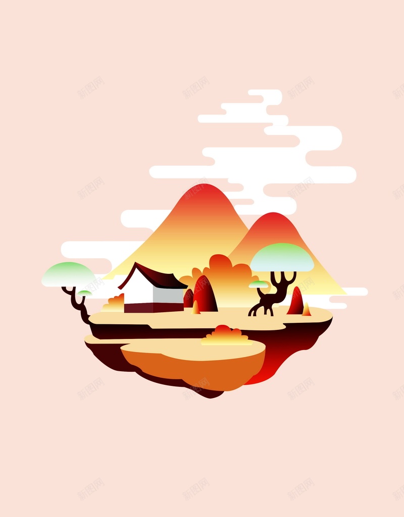扁平风立秋主题海报广告背景psd设计背景_新图网 https://ixintu.com 梧桐叶 银杏叶 秋收 立秋 落叶 扁平风立秋海报 梧桐树 银杏树 芒种 秋天 节气 二十四节气 立秋形象海报 海报 秋季海报 芒种海报 秋季促销 平面 广告 背景 分层 PSD 素材 模板
