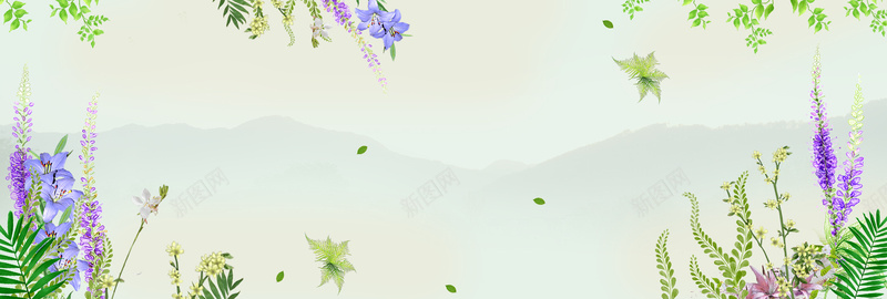 手绘背景psd设计背景_新图网 https://ixintu.com 唯美涂鸦背景 唯美背景 海报背景 淘宝背景 背景素材 手绘 涂鸦 鲜花 海报banner 卡通 童趣