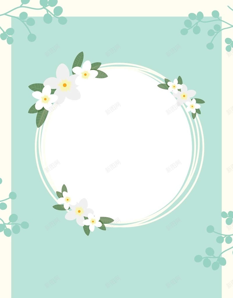 绿色小清新手绘上新PSD分层H5背景素材psd设计背景_新图网 https://ixintu.com 背景素材 小清新 上新 手绘 绿色 PSD分层 H5 树叶 花 几何 文艺 唯美 夏季
