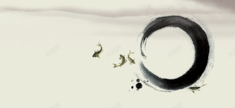 中国风水墨墨迹背景bannerpsd设计背景_新图网 https://ixintu.com 中国风 水墨 背景 banner 海报banner 墨迹
