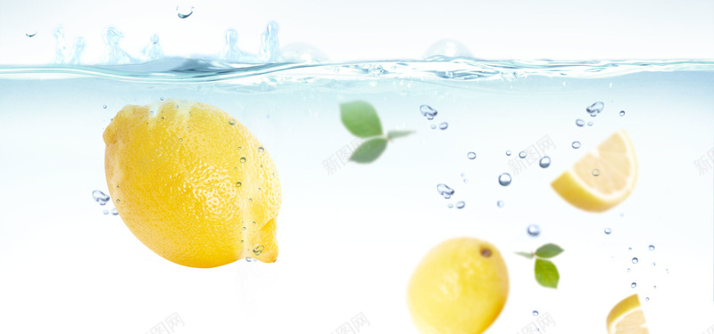 清新水果柠檬水珠背景bannerpsd设计背景_新图网 https://ixintu.com 清新 水果 柠檬 水珠 背景 banner 海报banner 文艺 小清新 简约