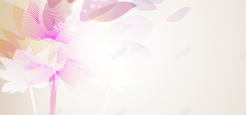 清淡曲线花纹背景psd设计背景_新图网 https://ixintu.com 海报banner 几何图形 灰色背景 颜色渐变 多边形 清淡曲线花纹背景 浪漫 梦幻