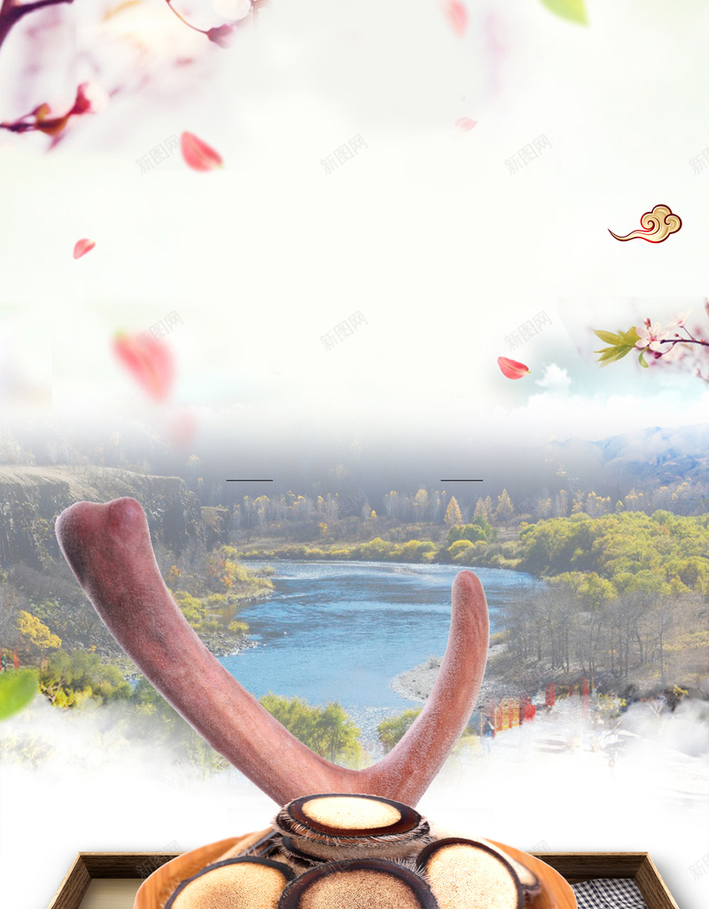 鹿茸名贵中药中国风海报psd设计背景_新图网 https://ixintu.com 鹿茸海报 鹿茸角 水墨鹿茸 鹿茸酒 鹿茸包装 鹿茸展板 鹿茸广告 鹿茸展架 鹿茸片 人参鹿茸 鹿茸粉