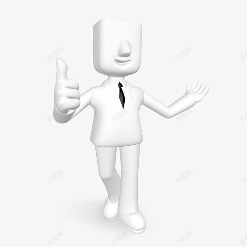 透明3D小人1773Dpng免抠素材_新图网 https://ixintu.com 透明 小人
