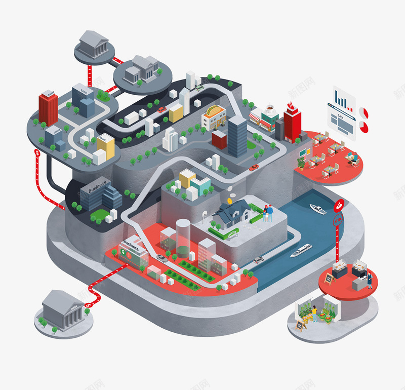 city COVid future infographic Isometric world这就是画矢量小插画png免抠素材_新图网 https://ixintu.com 这就 就是 画矢 量小 插画