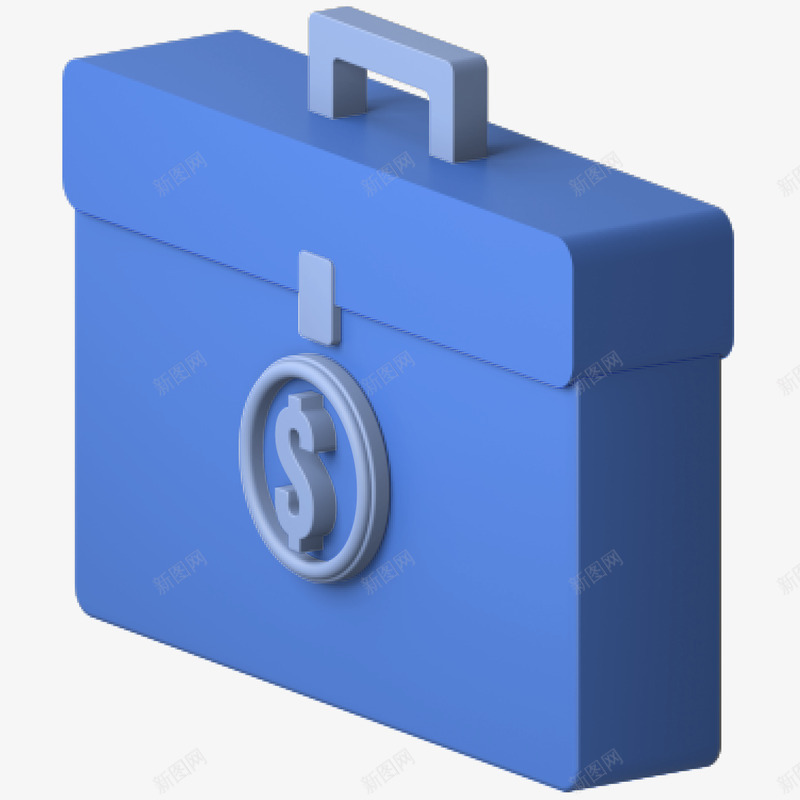 商务手提钱箱的卡通插图png免抠素材_新图网 https://ixintu.com 手提包 光泽 出差 创意 办公 商务 开关 把手 蓝色 质感业务 卡通 向量 投资 推测 插图 数字 概念 硬币 货币 资本 金融 的 钱