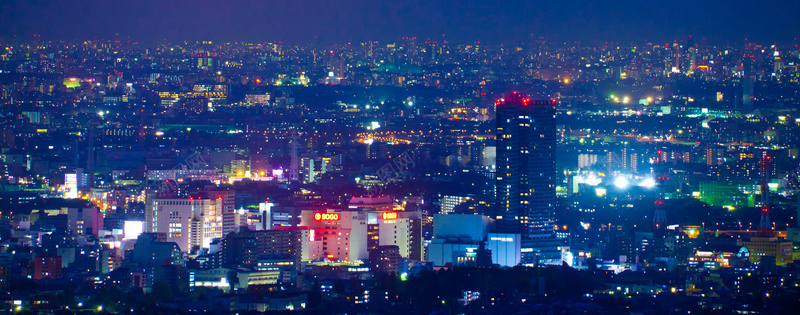 夜城市jpg设计背景_新图网 https://ixintu.com 深蓝色 灯光 city 灿烂 文明 海报banner 摄影 风景