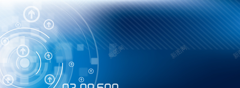 箭头创意科技蓝色banner背景psd设计背景_新图网 https://ixintu.com 箭头 向上 向下 科技 科幻 商务 素材 广告 设计 背景 创意 数字 几何 渐变 圆圈