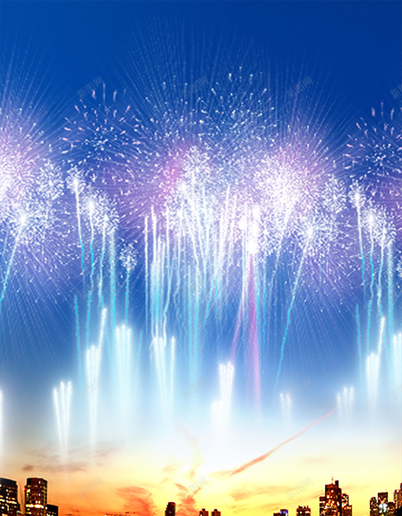 城市地产狂欢H5背景psd设计背景_新图网 https://ixintu.com 城市 地产 狂欢 激情 烟花 H5 夜景 倒影