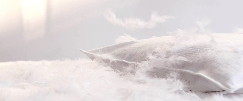 白色羽绒枕背景图jpg设计背景_新图网 https://ixintu.com 羽绒 白色 枕 海报banner 文艺 小清新 简约
