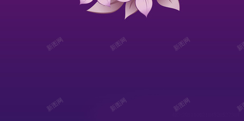 紫色花朵H5背景jpg设计背景_新图网 https://ixintu.com 白色花朵 紫色背景 纯色背景 花朵 花 H5 H5背景 一串花朵