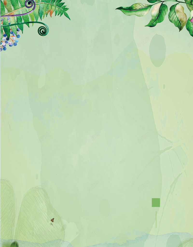 绿色手绘春游记春天踏青背景jpg设计背景_新图网 https://ixintu.com 春游记 手绘 春天 绿色 风景 小花 春游 踏青 树枝