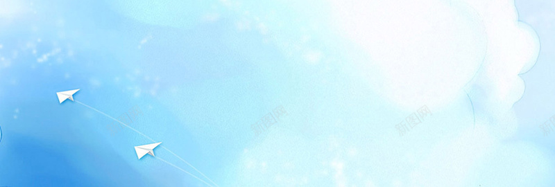 简约背景jpg设计背景_新图网 https://ixintu.com 海报banner 扁平 渐变 几何 纸飞机蓝色