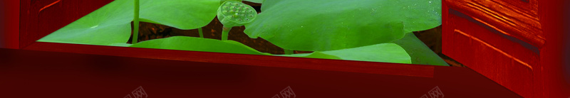 窗户印刷背景psd设计背景_新图网 https://ixintu.com 红色 雕花 中式窗户 荷花 荷叶 窗户印刷背景 太阳 窗景 棕色 中国风