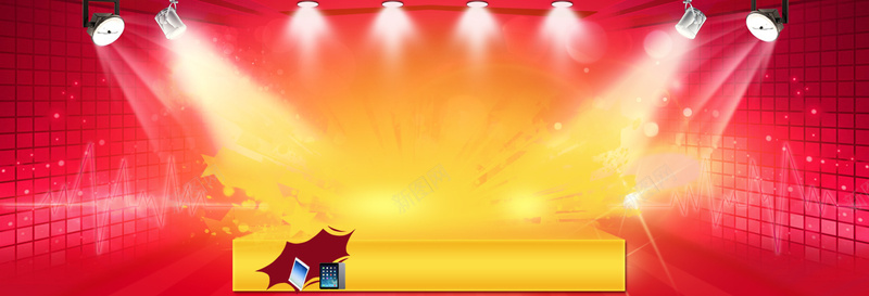 新年喜庆灯光背景psd设计背景_新图网 https://ixintu.com 新年 喜庆 灯光 海报banner 扁平 渐变 几何