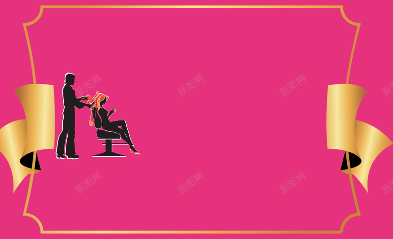 红色简约理发海报psd设计背景_新图网 https://ixintu.com 红色背景 海报 理发 简约 红色 简约海报 理发海报 展板背景