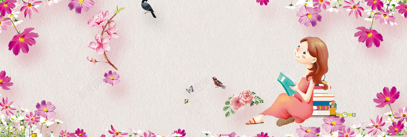 粉色小清新鲜花感恩教师节淘宝bannerpsd设计背景_新图网 https://ixintu.com 感恩教师节 小清新 海报 粉色 鲜花 淘宝 banner 感恩教师