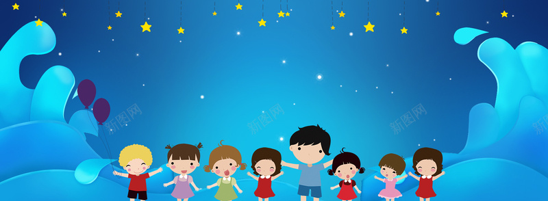 儿童节卡通童趣梦幻五角星蓝色背景psd设计背景_新图网 https://ixintu.com 61儿童节 卡通 童趣 儿童节 儿童 小清新 文艺 素材 广告 设计 背景 儿童节海报