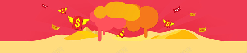 淘宝海报免费下载背景bannerpsd设计背景_新图网 https://ixintu.com 背景素材 红色活动背景 轮播图 海报banner 卡通 年货带回家免费下载 淘宝海报免费下载 童趣 手绘