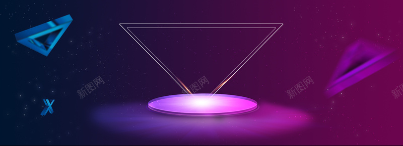 炫酷数码电子背景jpg设计背景_新图网 https://ixintu.com 家电 数码 炫酷 电子 立体 几何 舞台 海报banner 扁平 渐变