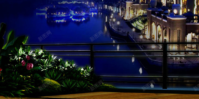 宴会夜空邀请函H5背景素材jpg设计背景_新图网 https://ixintu.com H5背景 城市 夜空 大海 宴会 灯光 答谢宴会背景 邀请函 邀请函背景