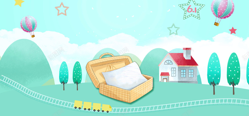 儿童节童真童趣可爱bannerpsd设计背景_新图网 https://ixintu.com 儿童节 六一快乐 童真 童趣 可爱 卡通 动感 色彩