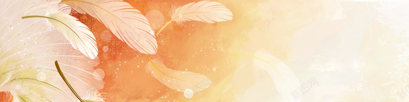 高清炫彩羽毛banner背景jpg设计背景_新图网 https://ixintu.com 唯美 植物 素材 色彩 鲜花 海报banner 其他