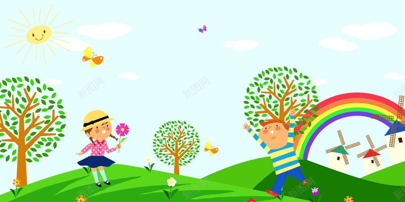 卡通幼儿园招生典礼psd设计背景_新图网 https://ixintu.com 幼儿园 幼儿园展板 幼儿园开业 幼儿园开园典礼 幼儿园庆典 儿童学习 亲子教育 幼儿成长展板 平面设计 分层文件 PSD源文件 150PPI