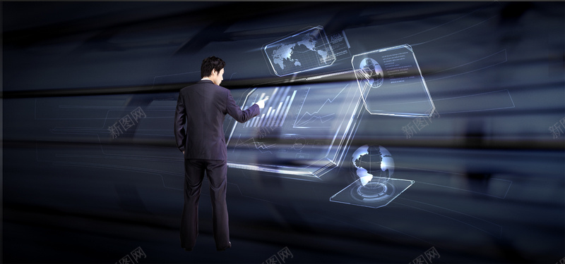 现代科技触摸屏科技蓝色海报背景psd设计背景_新图网 https://ixintu.com 科技 图形 蓝色背景 科技设计 设计 唯美 炫酷 现代 科学 触摸屏 触控