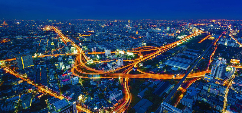 城市夜景美丽风景bannerjpg设计背景_新图网 https://ixintu.com 灯光 高架 汽车 大厦 海报banner 摄影 风景