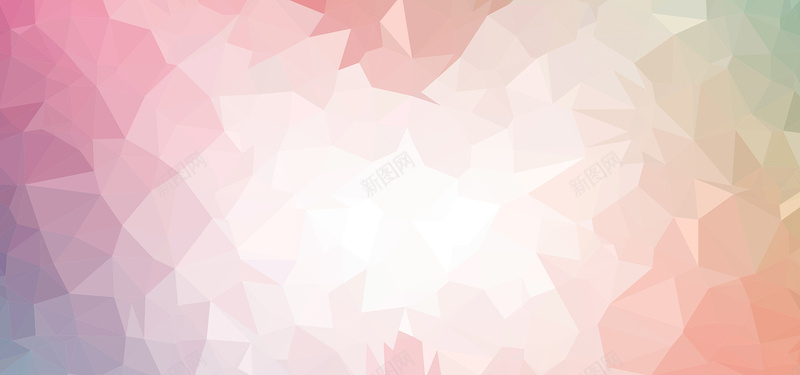 彩色唯美多边形背景jpg设计背景_新图网 https://ixintu.com 晶格 炫酷背景 几何图形 渐变图形 彩色晶格体 多边形 海报banner 扁平 渐变 几何