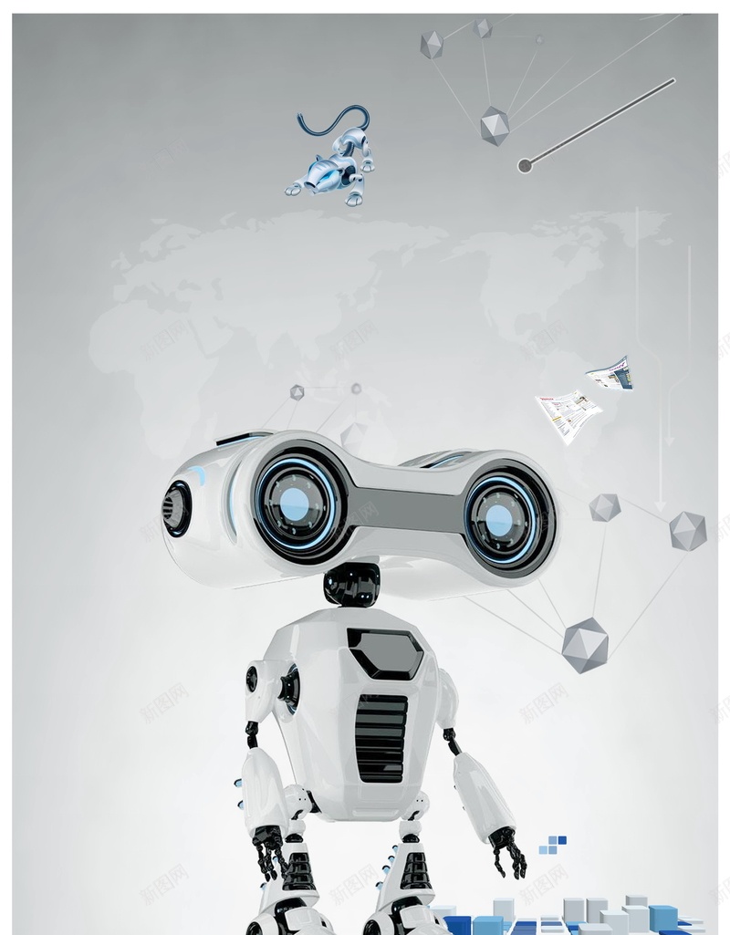 科技未来人工智能psd设计背景_新图网 https://ixintu.com 人工智能 梦幻科技 虚拟现实 机器人 科技 引领未来科技 高科技公司 AI科技 平面设计 分层文件 PSD源文件 150PPI
