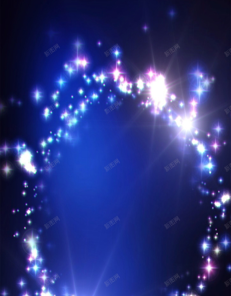 璀璨光环蓝色星光H5背景素材psd设计背景_新图网 https://ixintu.com 光晕 光环 星光 璀璨 蓝色 H5背景 点光 渐变 大气 科技